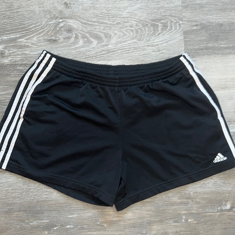 Black adidas shorts